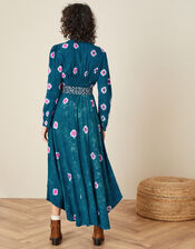 ARTISAN STUDIO Bandini Printed Dress, Teal (TEAL), large