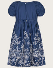 Woodland Dress WWF-UK Collaboration , Blue (NAVY), large