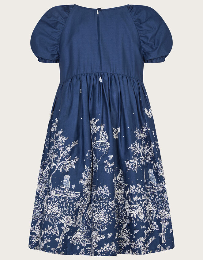 Woodland Dress WWF-UK Collaboration , Blue (NAVY), large