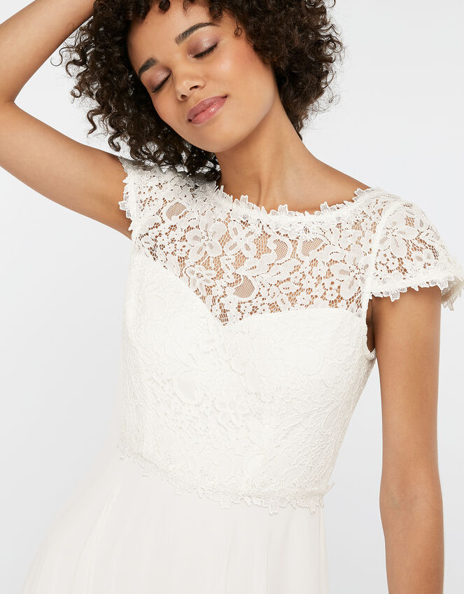 Catherine Lace Maxi Wedding Dress, Ivory (IVORY), large
