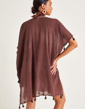 Patti Embroidered Kaftan, Brown (BROWN), large
