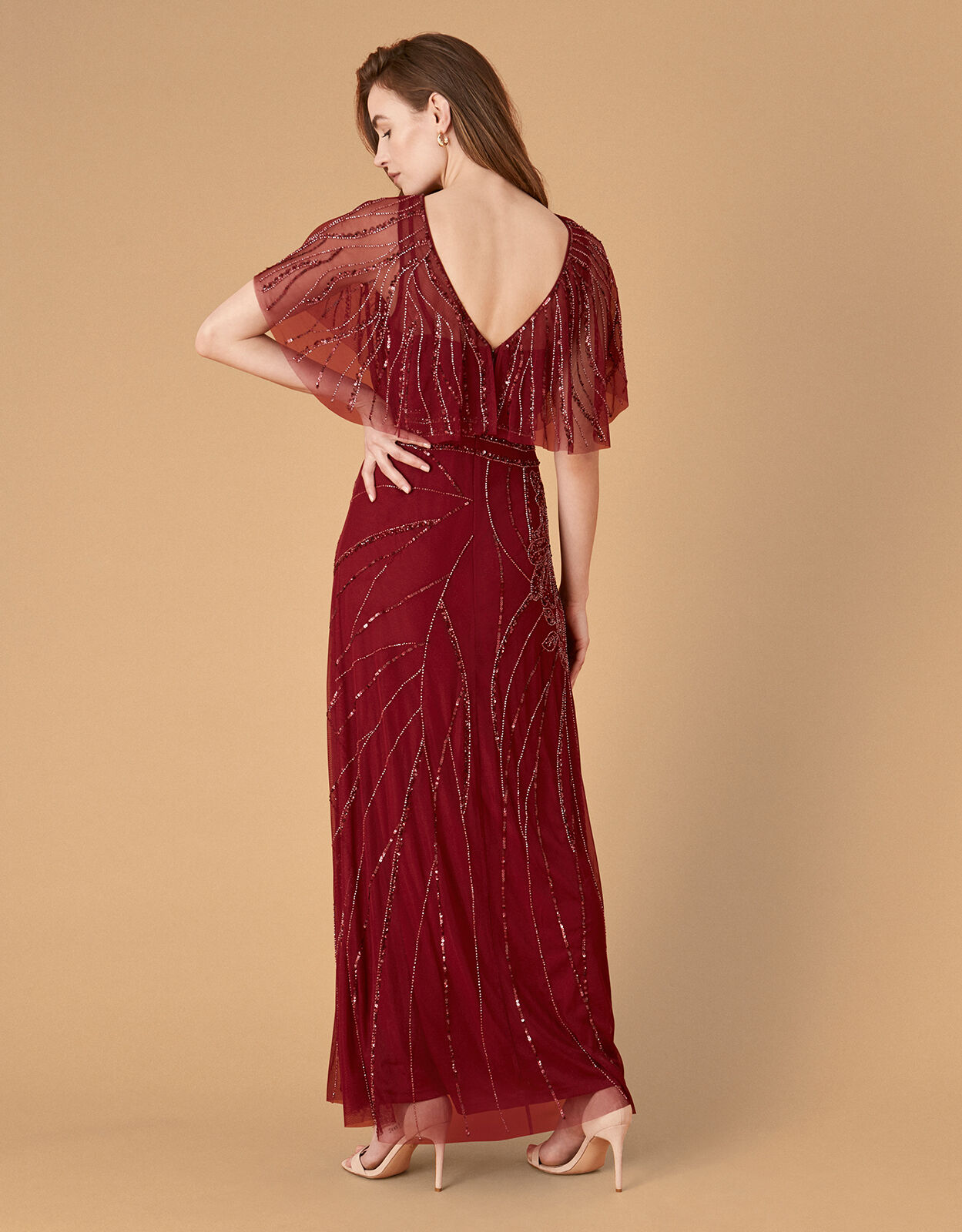 Florence embellished bridal maxi dress discount