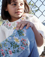 Boutique Meadow Floral Dobby Blouse , Ivory (IVORY), large