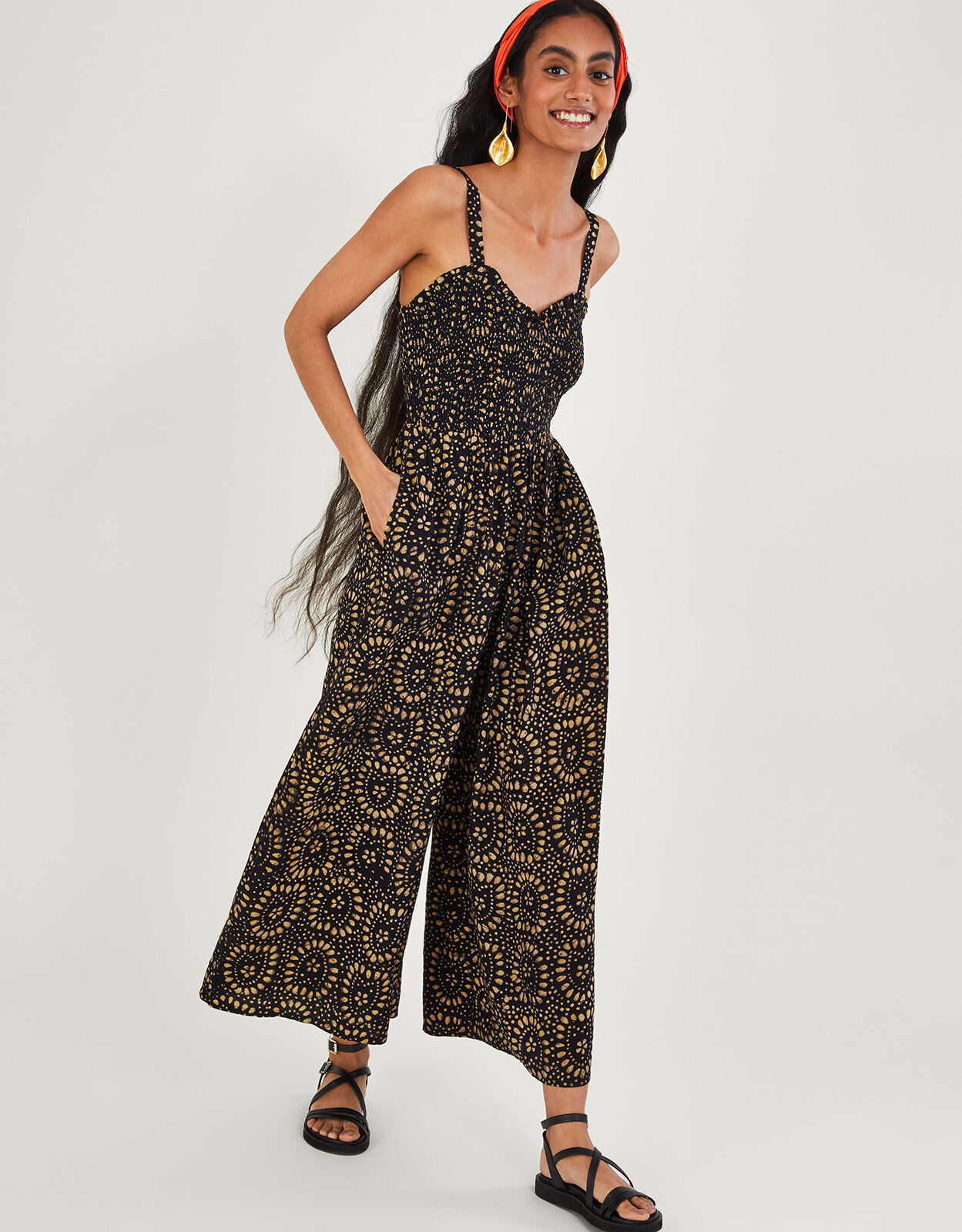 Black shop jumpsuit monsoon