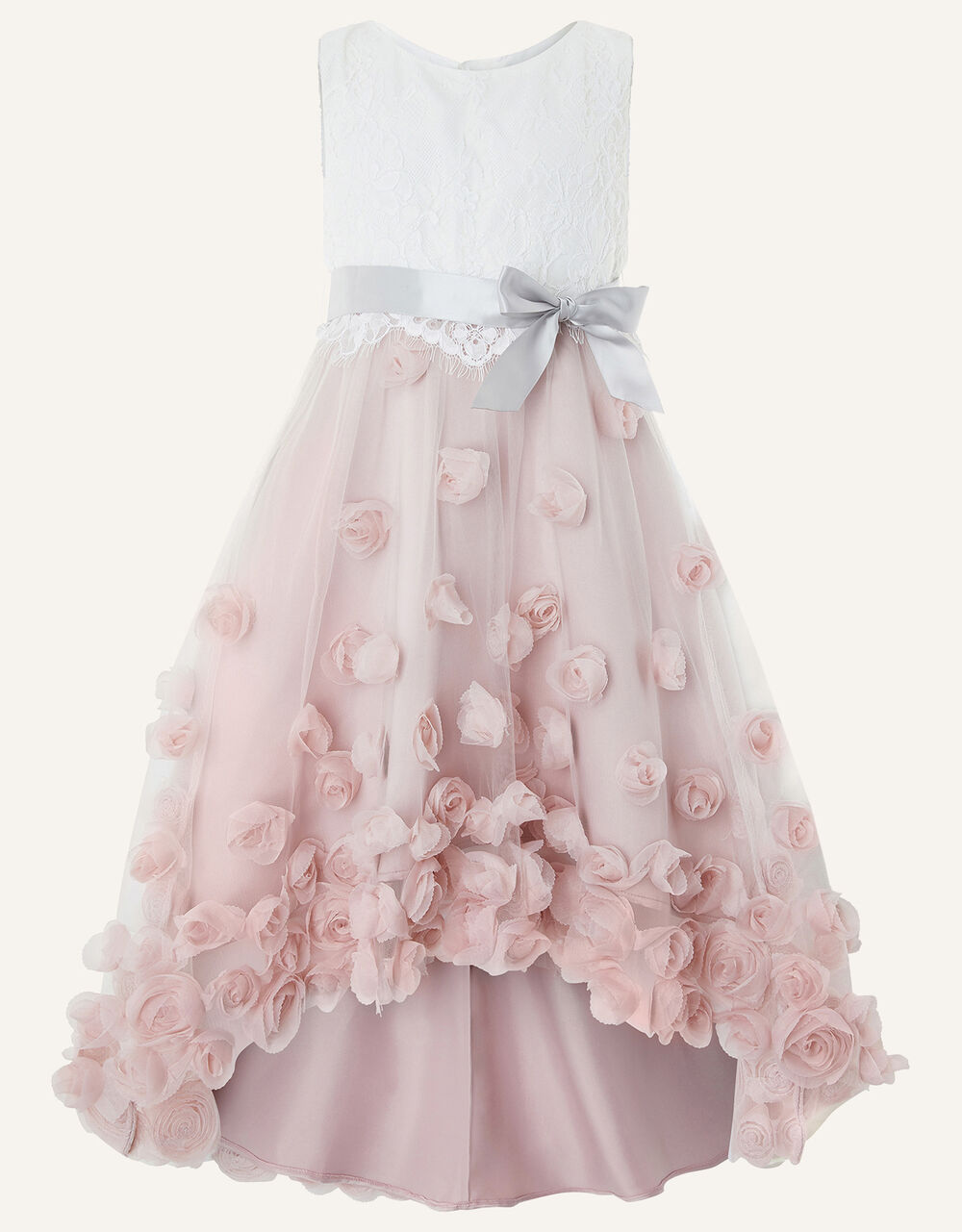 Children Girls 3-12yrs | Ianthe 3D Flower Dress Pink - YG45428