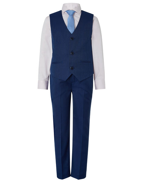 Jake Four-Piece Suit Set Blue, Blue (BLUE), large