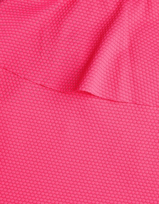 Flower Strap Ruffle Tankini Set, Pink (PINK), large