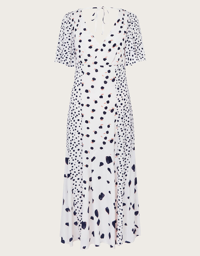 Lucee Spot Tea Dress Ivory Day Dresses Monsoon UK.