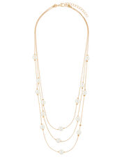 Long Layered Pearl Necklace, , large