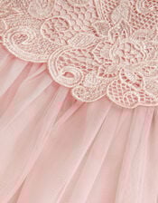 Anna Lace Bodice Maxi Dress, Pink (PALE PINK), large