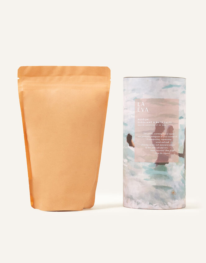 La Eva Roseum Exfoliant and Bath Salts , , large