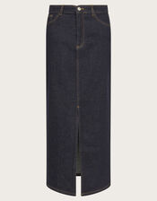 Mia Denim Maxi Skirt, Blue (INDIGO), large