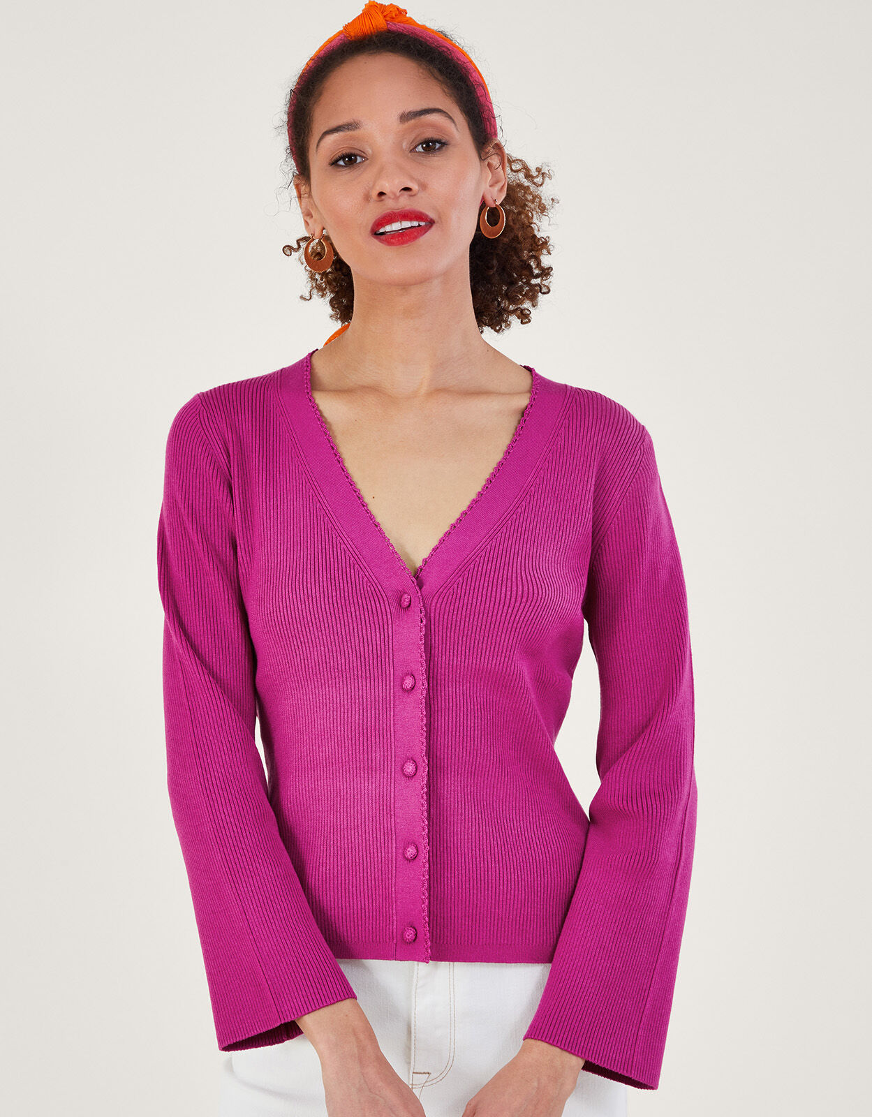 Monsoon pink cardigan online