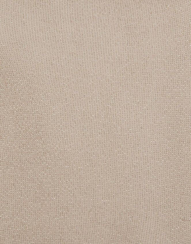 Sparkly Nylon Tights, Gold (ROSE GOLD), large