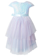 Elsie Sequin Sparkle Party Dress, Blue (BLUE), large