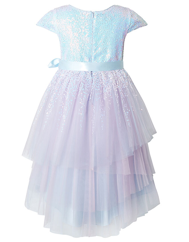 Elsie Sequin Sparkle Party Dress, Blue (BLUE), large