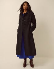 Katie Military Coat, Black (BLACK), large