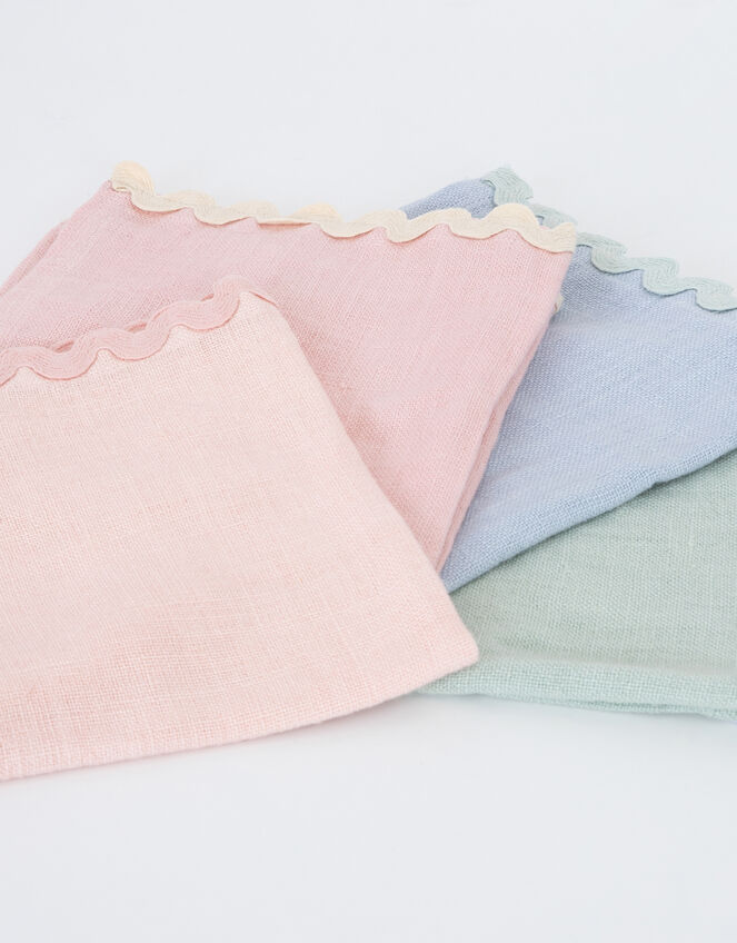 Meri Meri 4-Pack Pastel Cotton Napkins, , large