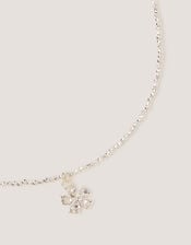 Beaded Flower Diamant&eacute; Necklace & Bracelet Set, , large