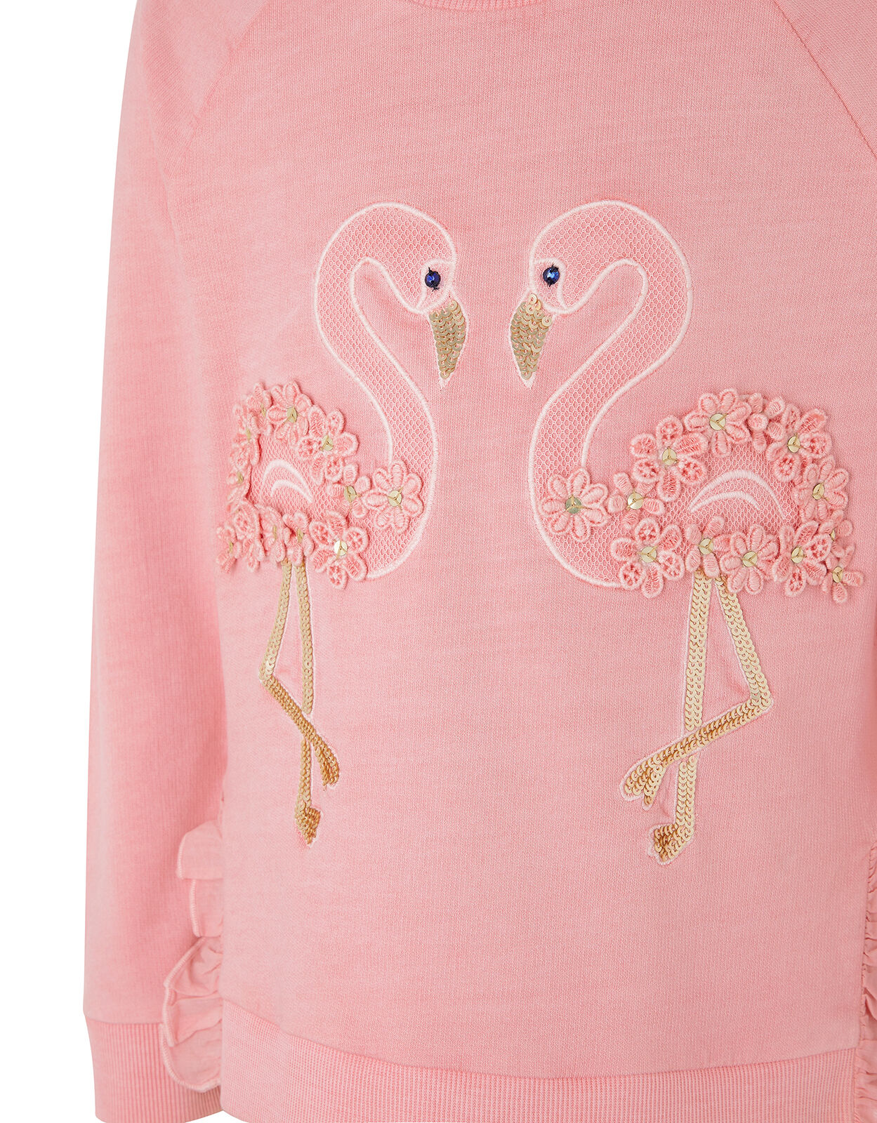 Girls 2025 flamingo jumper