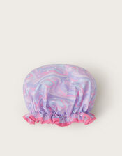 Swirly Star Print Shower Cap, , large