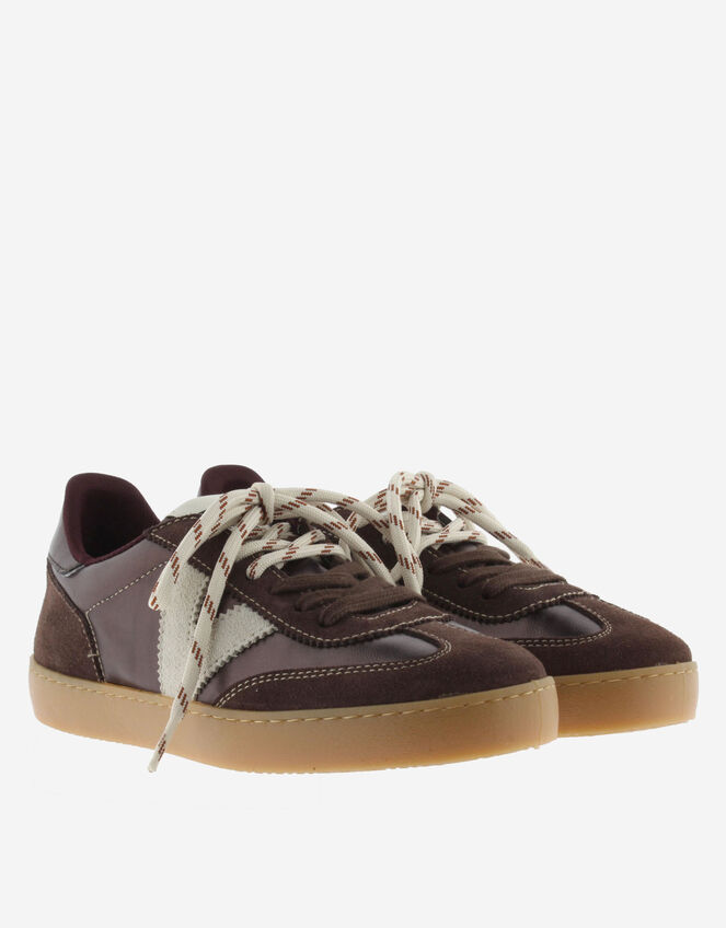 Victoria Berlin Metallic Trainers, Brown (BROWN), large