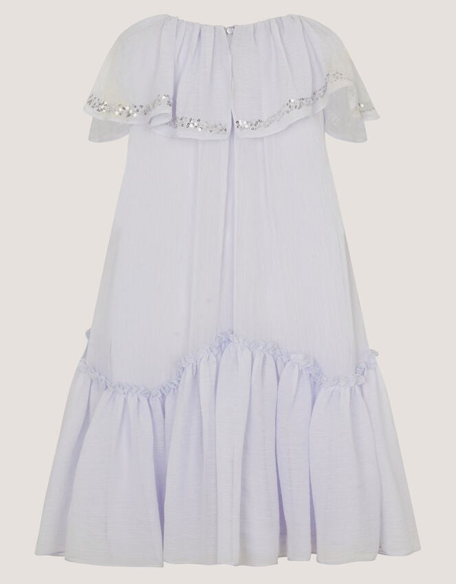 Elena Sequin Swing Party Dress, Blue (PALE BLUE), large