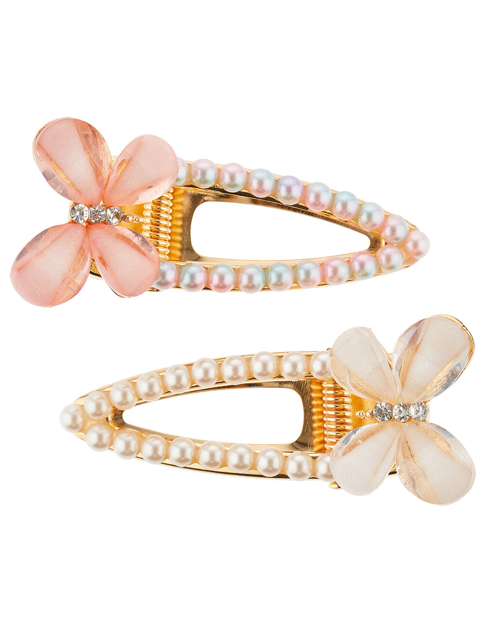 Pearly Butterfly Hair Clips Girls' Hair Accessories Monsoon UK.