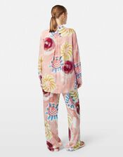 Scotch and Soda Relaxed Print Shirt, Pink (PINK), large
