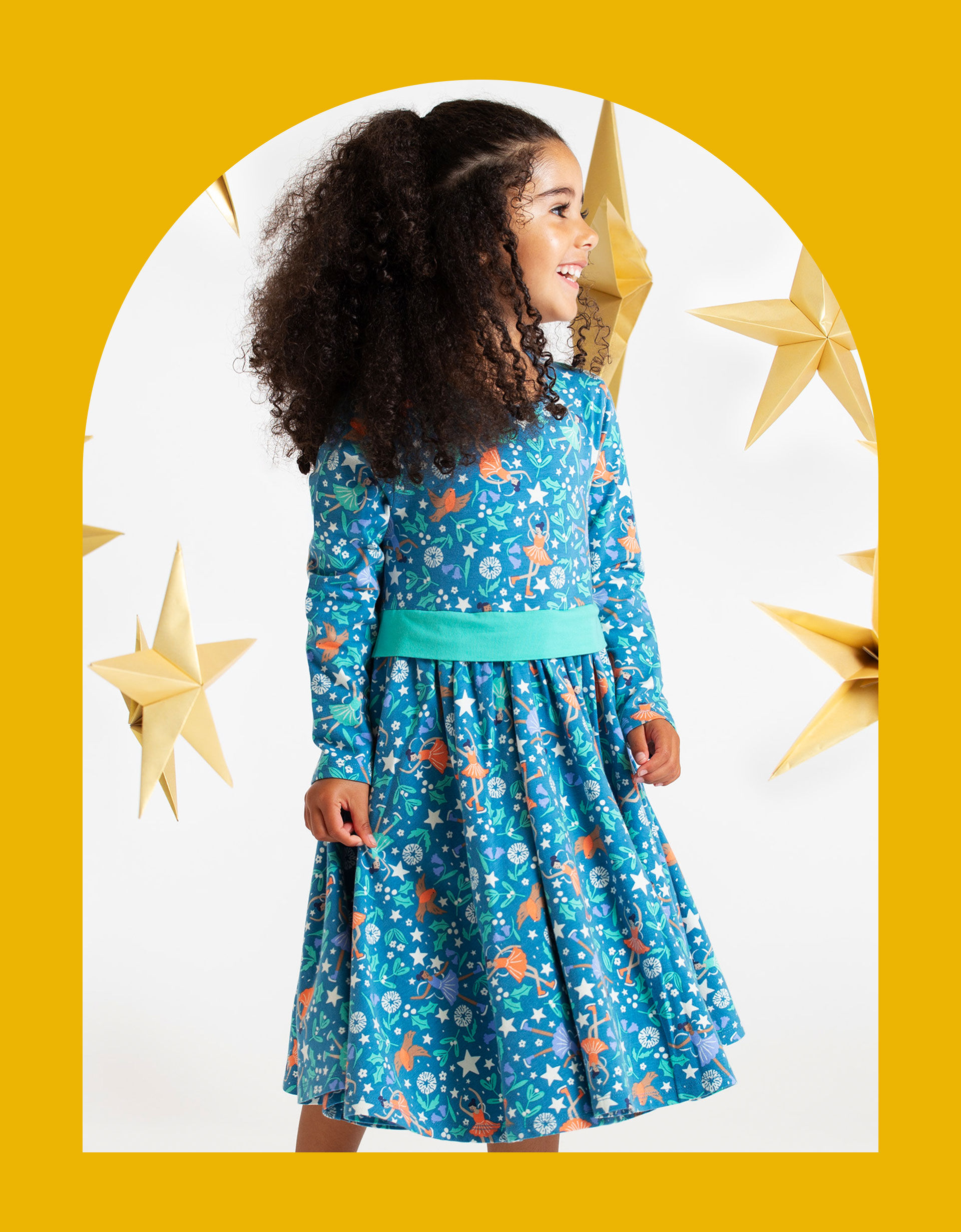 Frugi puffin skater dress clearance