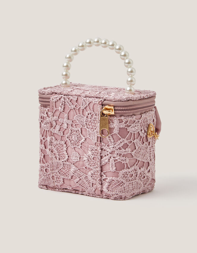 Pearly Lace Bow Bag, , large