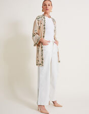 Kaya Short Kimono, Ivory (IVORY), large