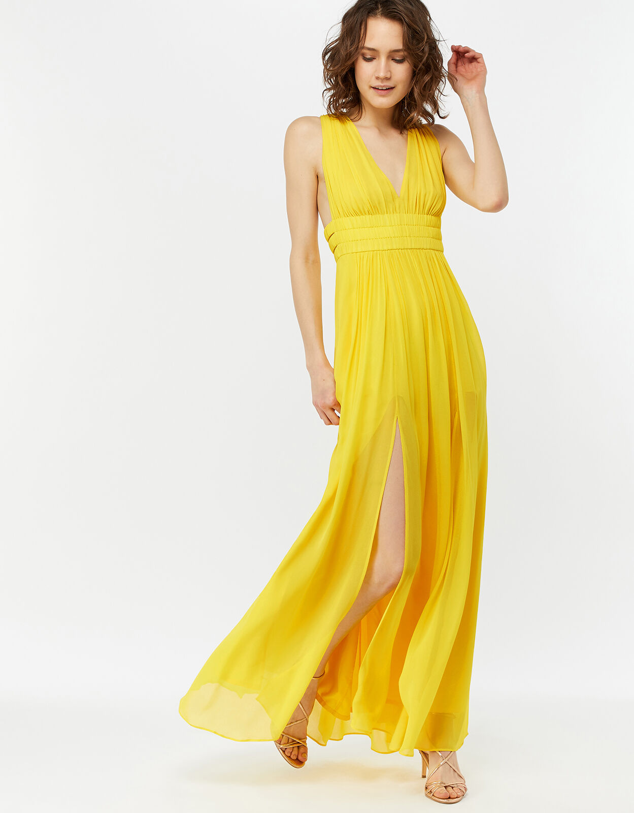 yellow monsoon dress