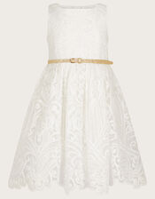 Alea Soft Lace Dress, Ivory (IVORY), large