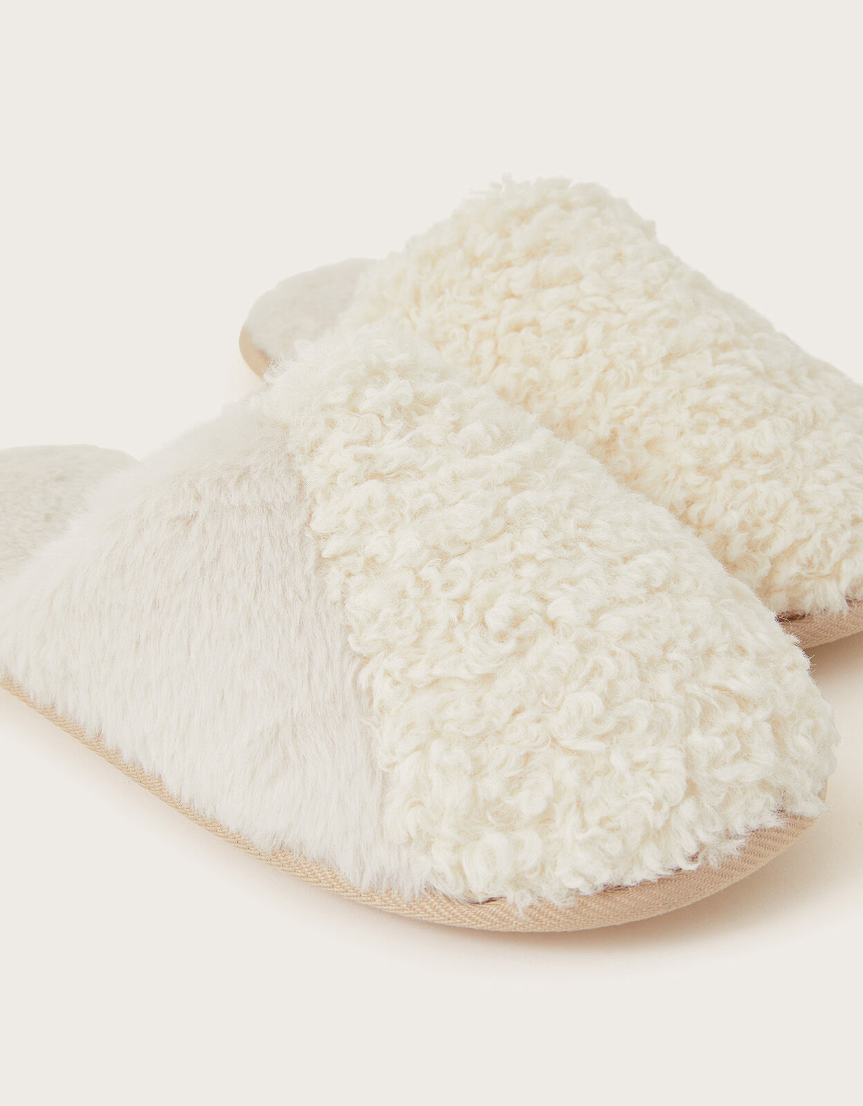 Fluffy mule slippers uk sales