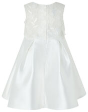 Baby Anika Sparkle Occasion Dress, Ivory (IVORY), large