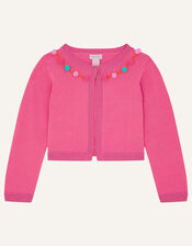 Pom-Pom Bolero, Pink (BRIGHT PINK), large