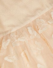 Mapel Butterfly Tulle Dress, Natural (CHAMPAGNE), large