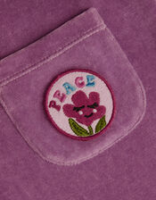 Peace Velour Joggers, Purple (LILAC), large
