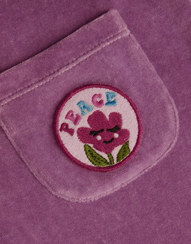 Peace Velour Joggers, Purple (LILAC), large