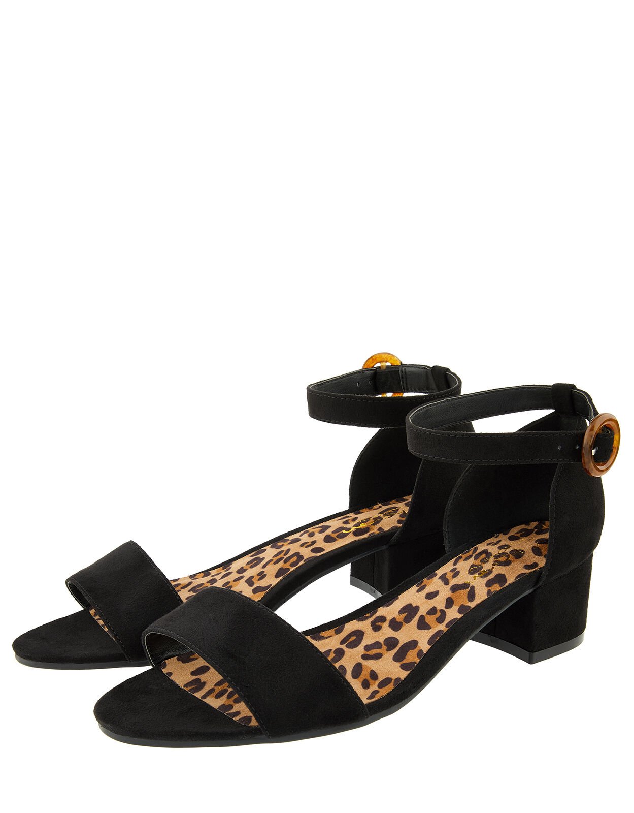 Black low heel sandals uk sales