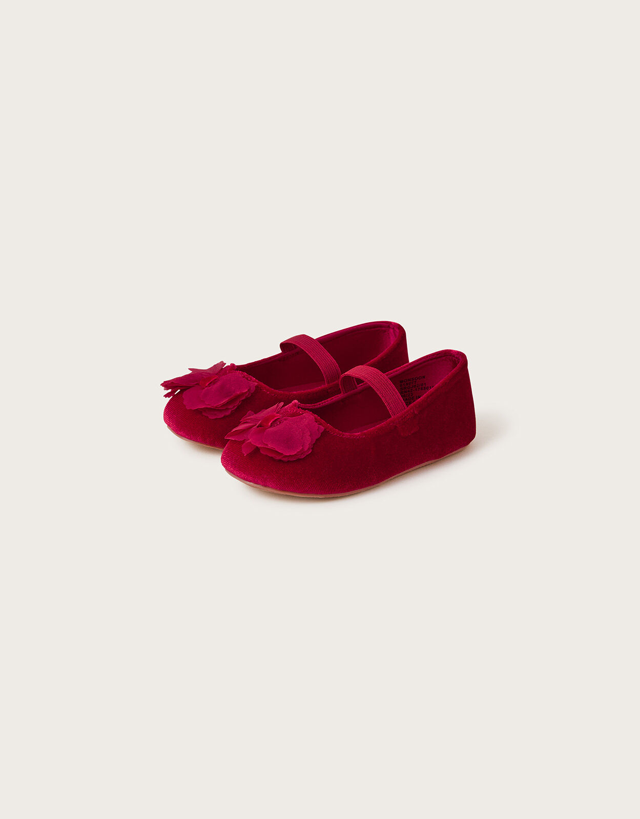 Red velvet baby shoes shop