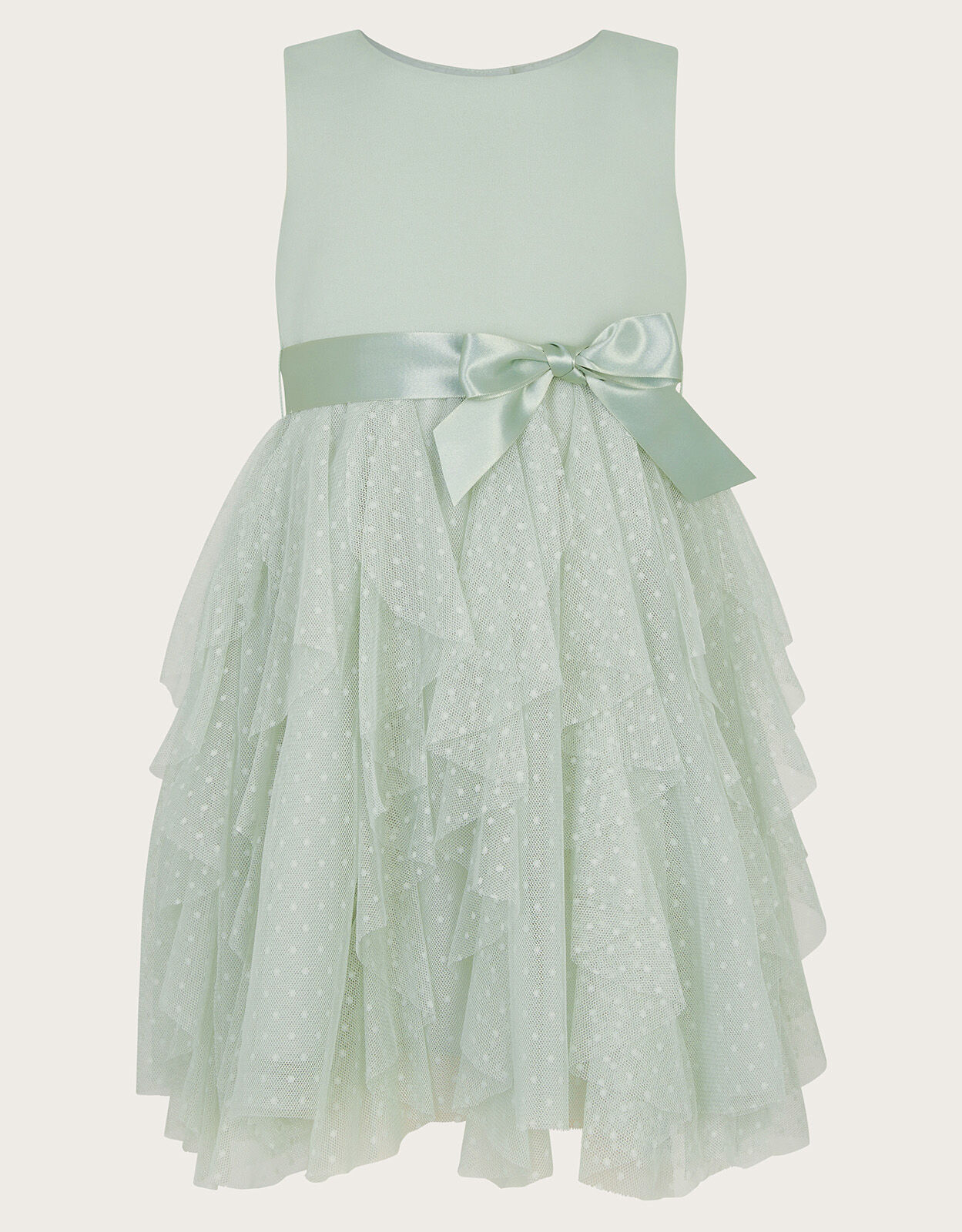 Baby Millie Ruffle Dress Green Baby Girl Dresses Monsoon UK