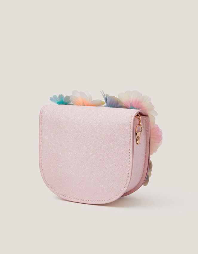 Appliqu&eacute; Floral Corsage Bag, , large