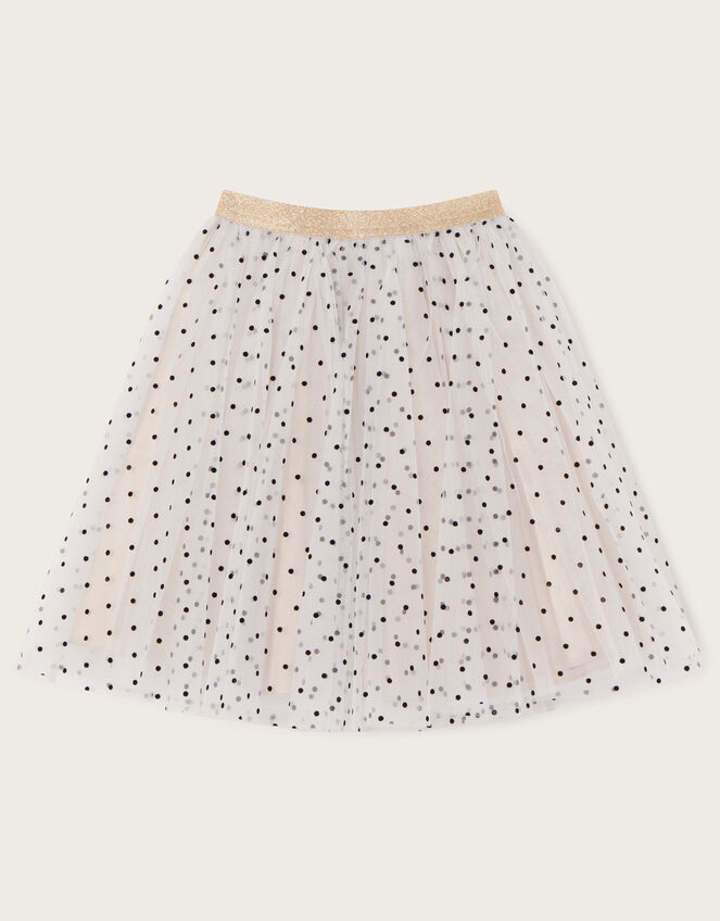 Land of Wonder Polka Dot Shimmer Skirt Gold | Girls' Skirts | Monsoon UK.