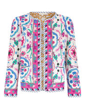 East Preeti Embroidered Jacket, Multi (MULTI), large