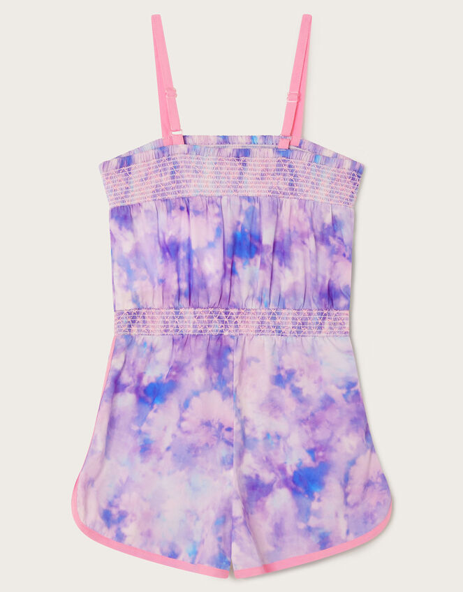 Tie Dye Playsuit , Purple (LILAC), large