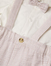 Newborn Sammy Shorts and Shirt, Natural (STONE), large