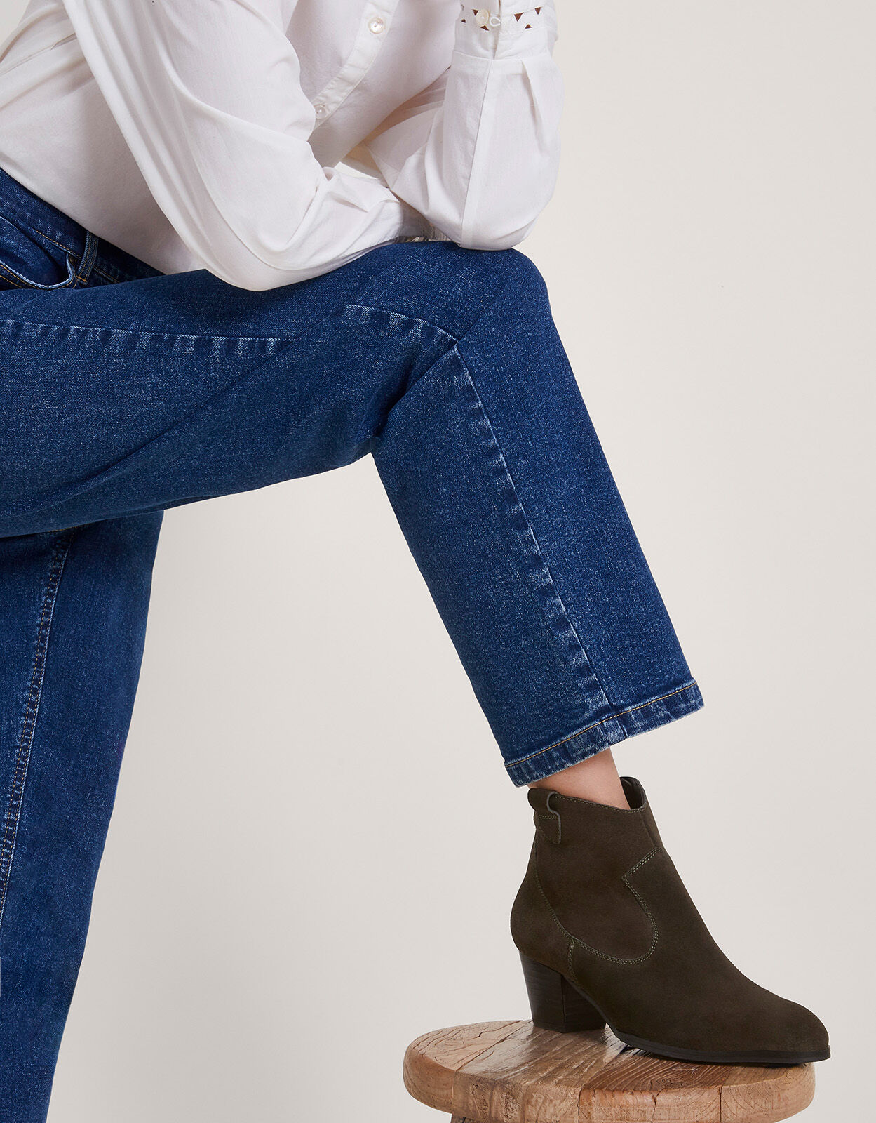 Monsoon online navy boots