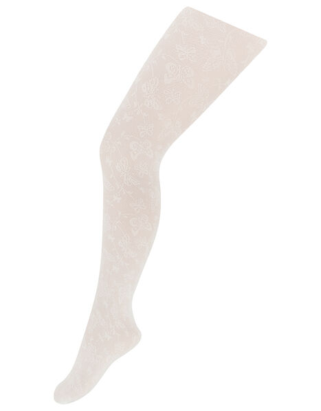 Lacey Butterfly Tights Ivory, Ivory (IVORY), large